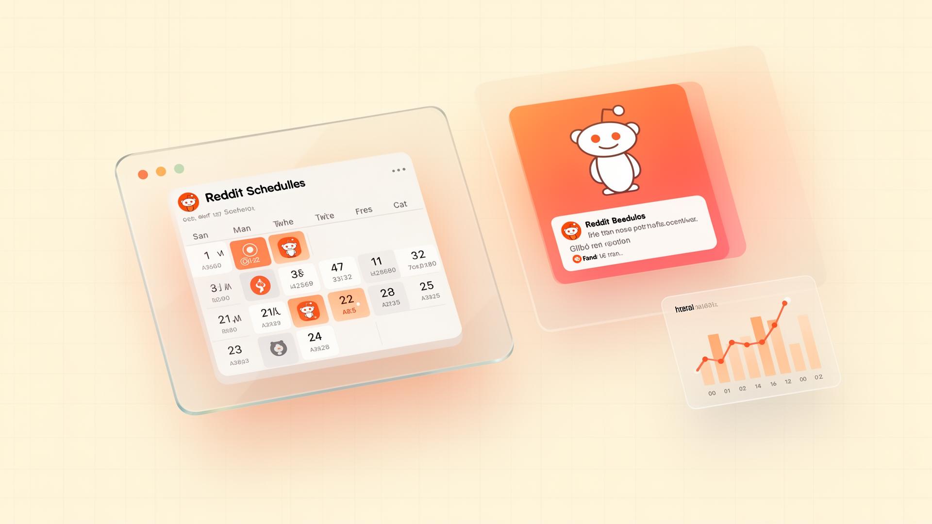 PostPilot dashboard preview showing scheduled posts, calendar, and analytics